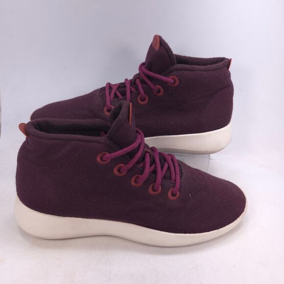 Allbirds Wool Runner Up Mizzie Athletic Running Shoe Mens Size 12 Burgundy - Picture 6 of 10